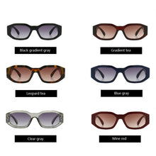 Load image into Gallery viewer, 2023 Small Steam Punk Sunglasses Women Personality Lrregular Ladies Men Vintage Square Goggle Sun Glasses oculos de sol