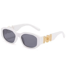 Load image into Gallery viewer, 2023 Small Steam Punk Sunglasses Women Personality Lrregular Ladies Men Vintage Square Goggle Sun Glasses oculos de sol