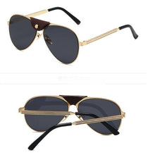 Load image into Gallery viewer, 2023 Small-face frame -- big-box frog Beach star metal gold glasses Designer similar sunglasses UV400