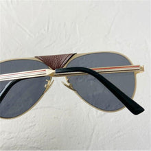 Load image into Gallery viewer, 2023 Small-face frame -- big-box frog Beach star metal gold glasses Designer similar sunglasses UV400