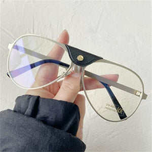 2023 Small-face frame -- big-box frog Beach star metal gold glasses Designer similar sunglasses UV400