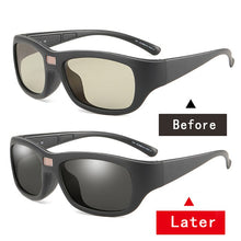 Carica l&#39;immagine nel visualizzatore di Gallery, 2023 Smart Dimming Sunglasses Men Polarized Photochromic Auto Darkenning Discoloration Sun Glasses Driving Sunglasses