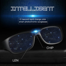 Carica l&#39;immagine nel visualizzatore di Gallery, 2023 Smart Dimming Sunglasses Men Polarized Photochromic Auto Darkenning Discoloration Sun Glasses Driving Sunglasses