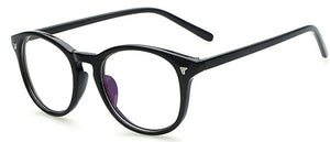 2022 Spectacle Classic Women Round Eyeglasses Frame Brand Designer  Men Nail Decoration Optical Glasses Reading Glasses