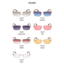 Load image into Gallery viewer, 2023 Square Rimless Sunglasses Men Vintage  Brand Designer Sun Glasses Women Rectangle Diamond Eyeglasses UV400