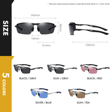 Load image into Gallery viewer, 2023 Square Men&#39;s Sunglasses Aluminum Magnesium Frame Women Polarized Driving Goggle Outdoor Fishing Glasses gafas de sol hombre