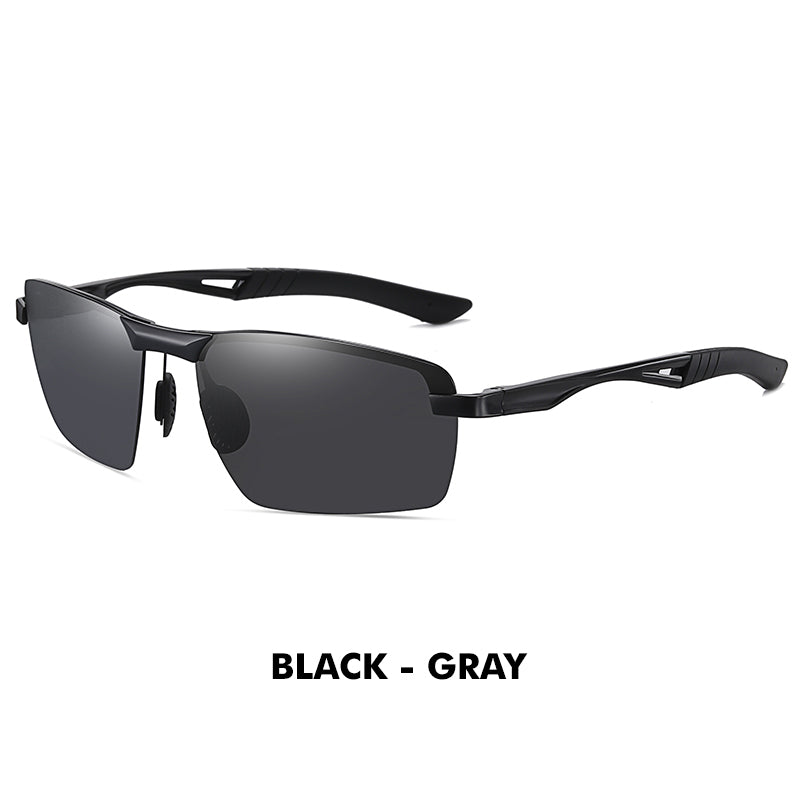 2023 Square Men's Sunglasses Aluminum Magnesium Frame Women Polarized Driving Goggle Outdoor Fishing Glasses gafas de sol hombre