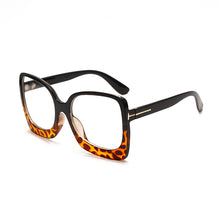 Load image into Gallery viewer, 2023 Square Oversized Glasses Frame Women Men Optical Frame Eyeglasses Punk Retro Leopard Transparent Prescription eyeglasses