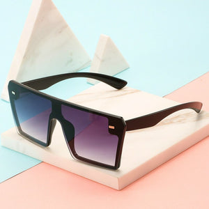 2023 Square Oversized Sunglasses Women Flat Top Gafas Shades For Women Sun glasses okulary  Sunglasses UV400