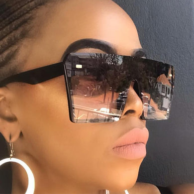 2023 Square Oversized Sunglasses Women Flat Top Gafas Shades For Women Sun glasses okulary  Sunglasses UV400