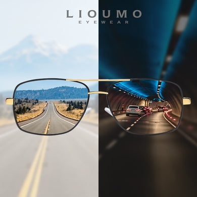2023 Square Photochromic Sunglasses For Men Polarized Women Glasses Classic Unisex Driving Goggle Anti-Glare gafas de sol hombre