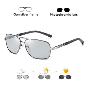 2023 Square Photochromic Sunglasses For Men Polarized Women Glasses Classic Unisex Driving Goggle Anti-Glare gafas de sol hombre