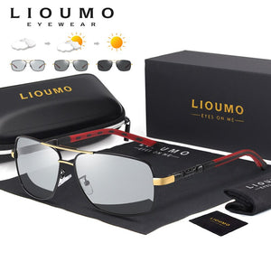2023 Square Photochromic Sunglasses For Men Polarized Women Glasses Classic Unisex Driving Goggle Anti-Glare gafas de sol hombre