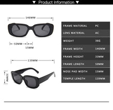 Load image into Gallery viewer, 2023 Square Sun Glasses  Brand Travel Small Rectangle Sunglasses Men Women Vintage Retro Oculos Lunette De Soleil Femme