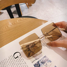 Load image into Gallery viewer, 2023 Square Sunglasses Women Glasses Rimless Moda Mujer Zonnebril Dames Lunette De Soleil Femme Vasos Decorativos Gafas