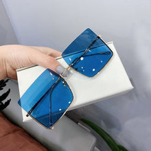Load image into Gallery viewer, 2023 Square Sunglasses Women Glasses Rimless Moda Mujer Zonnebril Dames Lunette De Soleil Femme Vasos Decorativos Gafas