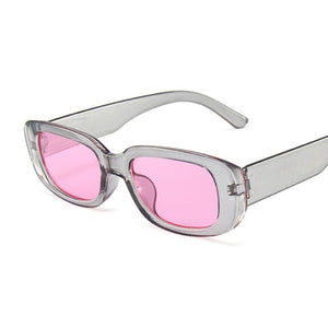 2022 Occhiali da sole quadrati Donna Luxury Brand Viaggi Piccolo rettangolo Occhiali da sole Moda femminile Retro Lunette De Soleil Femme 