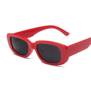 2022 Occhiali da sole quadrati Donna Luxury Brand Viaggi Piccolo rettangolo Occhiali da sole Moda femminile Retro Lunette De Soleil Femme 