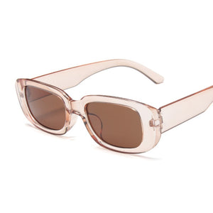 2022 Occhiali da sole quadrati Donna Luxury Brand Viaggi Piccolo rettangolo Occhiali da sole Moda femminile Retro Lunette De Soleil Femme 