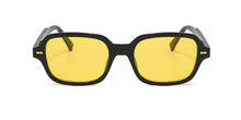Load image into Gallery viewer, 2023 Square Sunglasses Women Men  Brand Designer Retro Clear Yellow Sun Glasses Vintage Rivet Shades lentes de sol