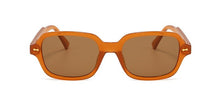 Load image into Gallery viewer, 2023 Square Sunglasses Women Men  Brand Designer Retro Clear Yellow Sun Glasses Vintage Rivet Shades lentes de sol