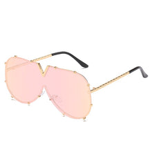 Carica l&#39;immagine nel visualizzatore di Gallery, 2023 Square Sunglasses Women Men Oversized Frame One-Piece Sunglasses Gradient  Brand Designer Eyeglasses