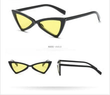 Load image into Gallery viewer, 2023 Star Celebrity Style Retro Cat's Eye Sun Glasses Europe and America Bow Triangular Sun Glasses
