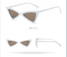 Load image into Gallery viewer, 2023 Star Celebrity Style Retro Cat's Eye Sun Glasses Europe and America Bow Triangular Sun Glasses