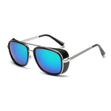 Load image into Gallery viewer, 2023 Steampunk Ton Stark Iron Man 3 Sunglasses Men Brand Women Mirror Designer Sun Glasses Vintage Lens Red UV400 Sunglasses
