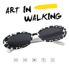 Load image into Gallery viewer, 2023 Summer Oval Sungglasses Vintage Green Red Small Eyewear Traveling UV400 Glasses Style Sun Eyewear J8A6