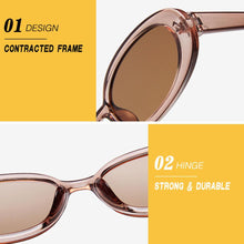 Load image into Gallery viewer, 2023 Summer Oval Sungglasses Vintage Green Red Small Eyewear Traveling UV400 Glasses Style Sun Eyewear J8A6