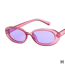 Load image into Gallery viewer, 2023 Summer Oval Sungglasses Vintage Green Red Small Eyewear Traveling UV400 Glasses Style Sun Eyewear J8A6