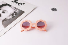Load image into Gallery viewer, 2023 Sun Flower Round Cute Kids Child Sunglasses UV400 for Boy Girls toddler Lovely Baby Sun Glasses Children Oculos de sol N554