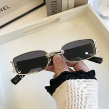 Load image into Gallery viewer, 2023 Sunglasses Star Same Brand Designer Style Wearing Earrings Small Box Sunglasses Street Trend Cool Travel Eyewear