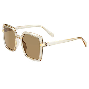 2022 Sunglasses Women Gradient Fashion Brand Designer  retro square frame Women Sunglasses UV400 Black Shades oversized oculos