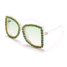Load image into Gallery viewer, 2023 Sunglasses Women Oversized Diamond Designer Sun Glasses Ladies  Glasses Shades for Women  Bulk Oculos