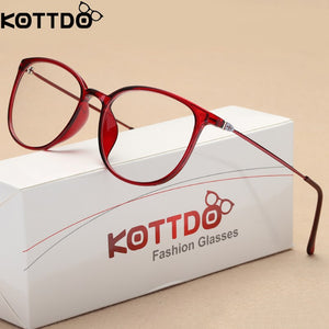 2022 TR90 Eyeglasses Frames Women Glasses Men Glasses Frame Transparent  Clear Lens Optical Eyewear Oculos De Grau Feminino