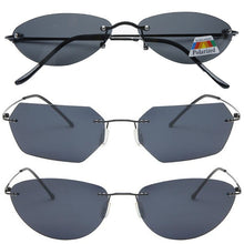 Load image into Gallery viewer, 2023 The Matrix Neo Cool Style Polarized Sunglasses Titanium Rimless Ultralight Men Driving Brand Design Sun Glasses