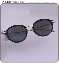 Load image into Gallery viewer, 2023 Thom Brand Design Sunglasses Classic Round Titanium Alloy UV Protection TB011 Men's Women's Sun Glasses With Original Box