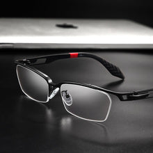 Load image into Gallery viewer, 2023 Titanium Glasses Frame Men Square Eyewear Male Half Optical Myopia Prescription Eyeglasses Frames