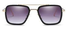 Load image into Gallery viewer, 2023 Tony Stark Sunglasses Iron Men Sun Glasses Rectangle Vintage transparent trendy sun glasses metal frame sunglasses sunshade