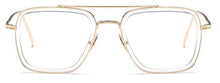 Load image into Gallery viewer, 2023 Tony Stark Sunglasses Iron Men Sun Glasses Rectangle Vintage transparent trendy sun glasses metal frame sunglasses sunshade