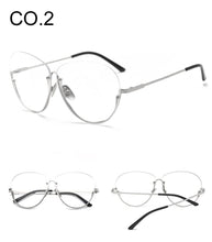 Carica l&#39;immagine nel visualizzatore di Gallery, 2022 Tendenza Occhiali Chiari Donne Lenti Trasparenti Montature da vista Superstar Unico Trasparente Oculos Semi Senza Montatura Per Occhiali Occhiali Finti 