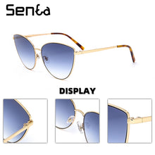 Load image into Gallery viewer, 2023 Trend  Brand  Light-weight HD Women's Sunglasses Women Anti-glare Oversized Cat Eye Decorative Driving Eyewear
