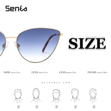Load image into Gallery viewer, 2023 Trend  Brand  Light-weight HD Women's Sunglasses Women Anti-glare Oversized Cat Eye Decorative Driving Eyewear