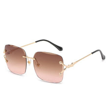 Carica l'immagine nel visualizzatore di Gallery, 2023 Trend Sun Glasses Men Rinless Sunglasses Vintage Square Sun Glasses For Driving Shades Gafas De Sol