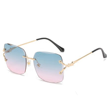 Carica l'immagine nel visualizzatore di Gallery, 2023 Trend Sun Glasses Men Rinless Sunglasses Vintage Square Sun Glasses For Driving Shades Gafas De Sol