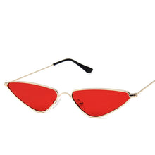 Load image into Gallery viewer, 2023 Trend Small Frame Sunglasses Triangle Metal Frame Glasses Popular Multicolor Famous Brand High-end Design UV400