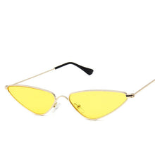 Load image into Gallery viewer, 2023 Trend Small Frame Sunglasses Triangle Metal Frame Glasses Popular Multicolor Famous Brand High-end Design UV400