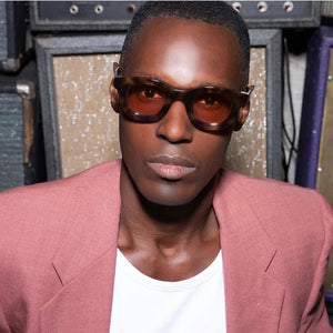 2023 Trend Rhude THIERRY High-quality Acetate VIRGIL ABLOH MIGUEL101 Style Sunglasses Optical Prescription Lens